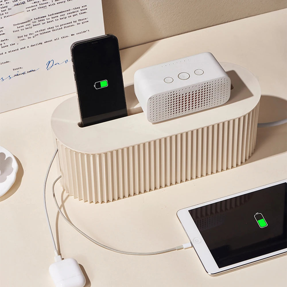 Cable Management Box - Neat Storage for Power Strips and Cables