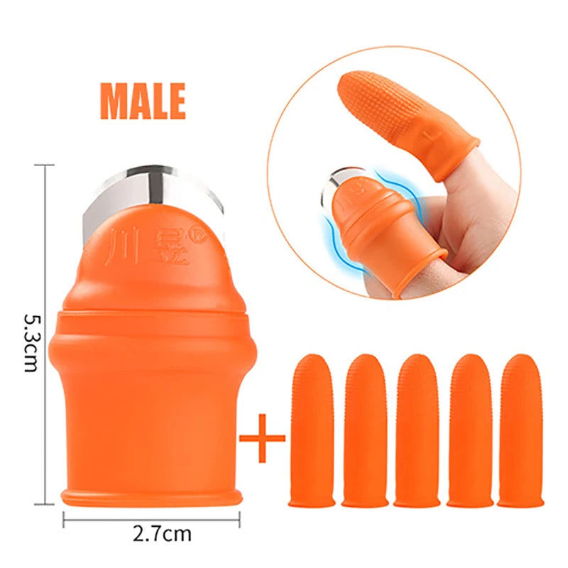 Silicone Finger Protector - Thumb Guard for Safe Cutting