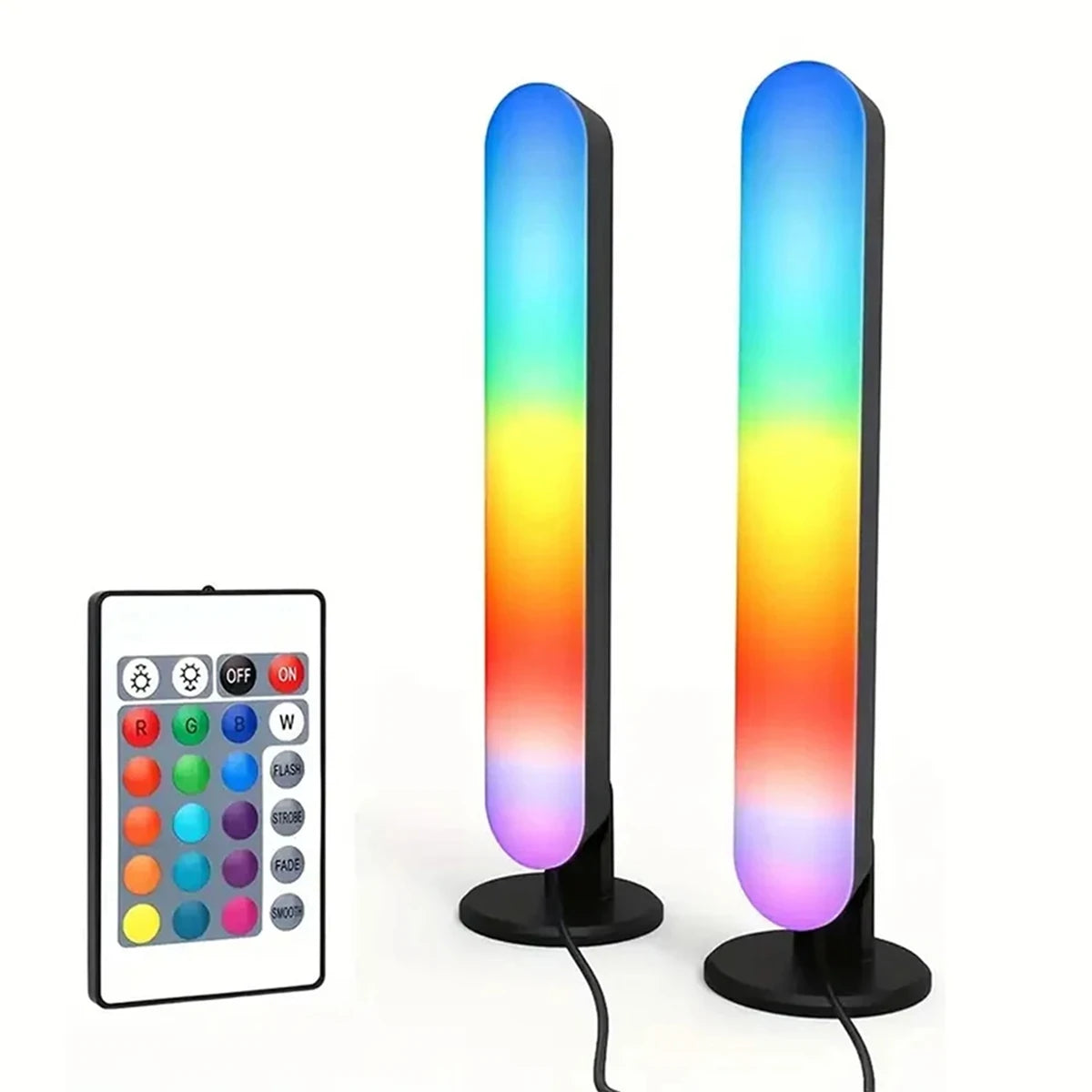 RGB Music Rhythm Light Bars USB Rechargeable Set