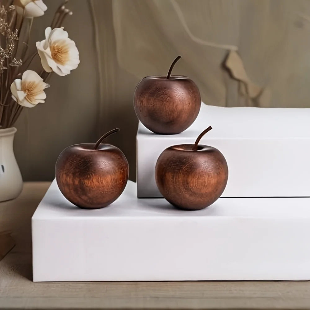 Wooden Apple Aroma Diffuser – Natural Essential Oil Ornament