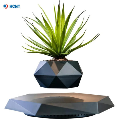 Magnetic Floating Plant Pot – Rotating Levitation Planter