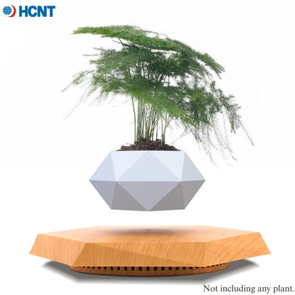 Magnetic Floating Plant Pot – Rotating Levitation Planter
