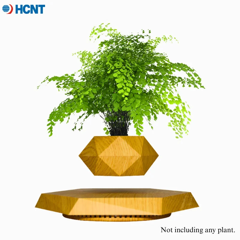 Magnetic Floating Plant Pot – Rotating Levitation Planter