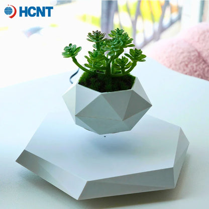 Magnetic Floating Plant Pot – Rotating Levitation Planter