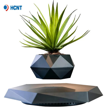 Magnetic Floating Plant Pot – Rotating Levitation Planter