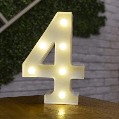 LED Alphabet Letters and Numbers for Home and Party Decoration