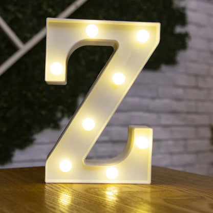 LED Alphabet Letters and Numbers for Home and Party Decoration