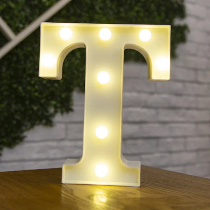 LED Alphabet Letters and Numbers for Home and Party Decoration