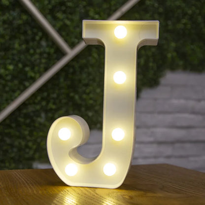 LED Alphabet Letters and Numbers for Home and Party Decoration