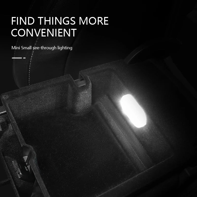 USB Rechargeable Mini Car Touch Lamp – Magnetic LED Light for Floor, Trunk & Interior Spaces