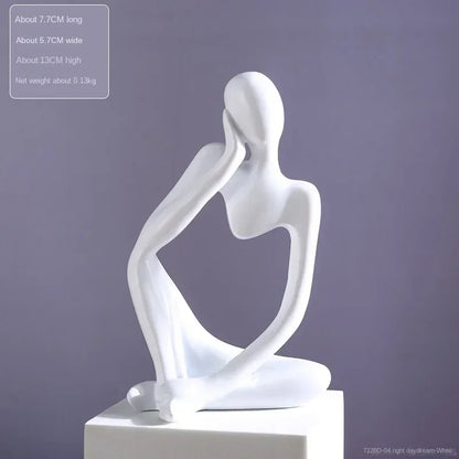 Floating Coffee Mug Resin Sculpture Home Decor