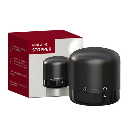 Vacuum Wine Stopper - Rotating Lock Sealer for Red and Sparkling Wine