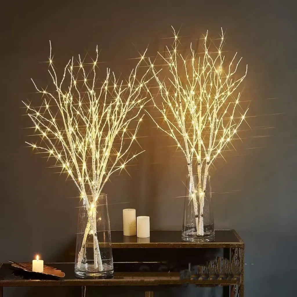 Decorative Birch LED Twig – Elegant Battery-Powered Branch Light