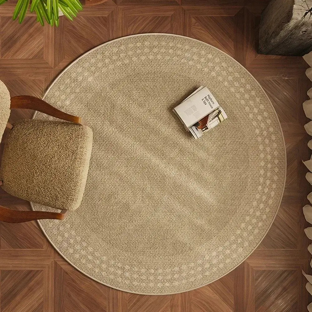 Non-Slip Round Rug - Vintage Floor Mat for Home