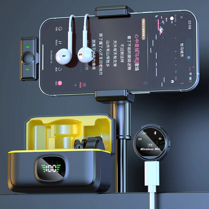 Portable Wireless Lapel Mic – Clear Sound for Live Content
