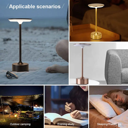 Touch LED Table Lamp - USB Rechargeable Portable Light