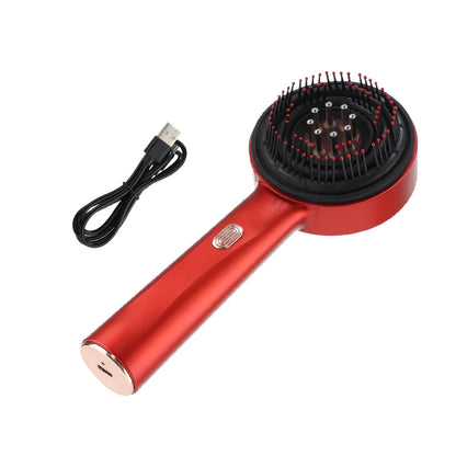Hair Massage Comb – Vibrating Scalp Brush with Red Light Care