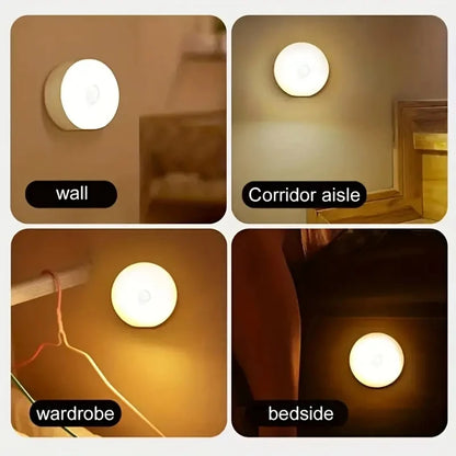 Wireless Motion LED Night Light - Ideal for Stairs, Closets and Bedrooms