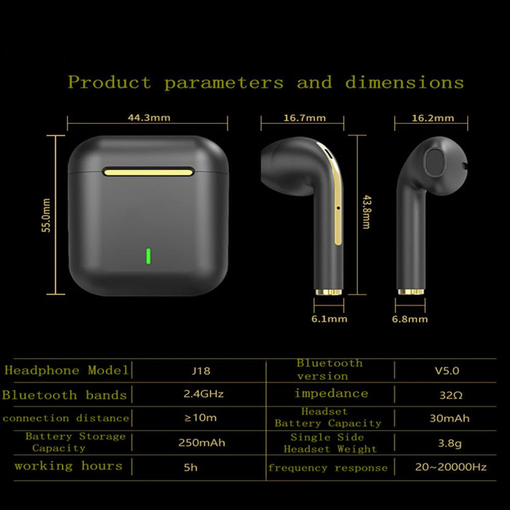 Redmi Bluetooth 5.3 Wireless Earbuds – HD Sound & Microphone