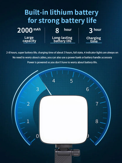 Portable Bi-Colour LED Fill Light - Clip-On Camera and Phone Light