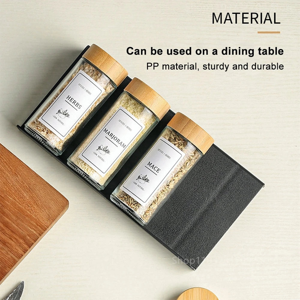 Tier Adjustable Spice Drawer Organiser – Cabinet & Pantry Storage