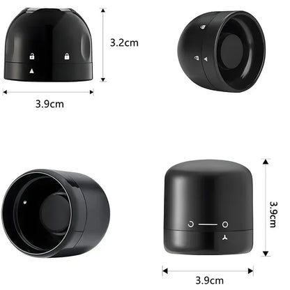 Vacuum Wine Stopper - Rotating Lock Sealer for Red and Sparkling Wine