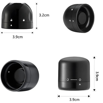 Vacuum Wine Stopper - Rotating Lock Sealer for Red and Sparkling Wine