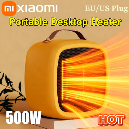 Xiaomi Mini Desktop Heater - Fast and Quiet 500W Ceramic Warmth