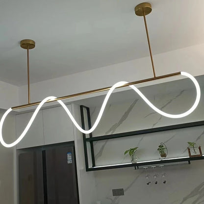 Contemporary LED Ceiling Pendant – Elegant Linear Light