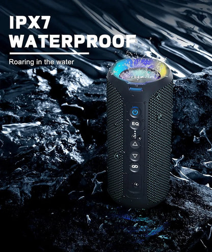 Ortizan 40W Bluetooth Speaker - Powerful Bass and Waterproof Sound