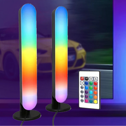 RGB Music Rhythm Light Bars USB Rechargeable Set