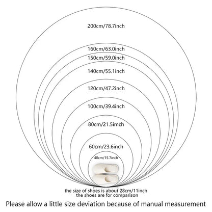 Non-Slip Round Rug - Vintage Floor Mat for Home