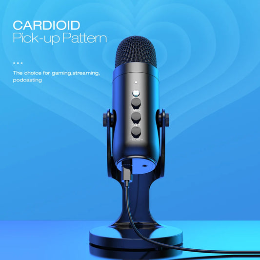 Haomuren USB Mic - Pro Sound for Streaming e Recording