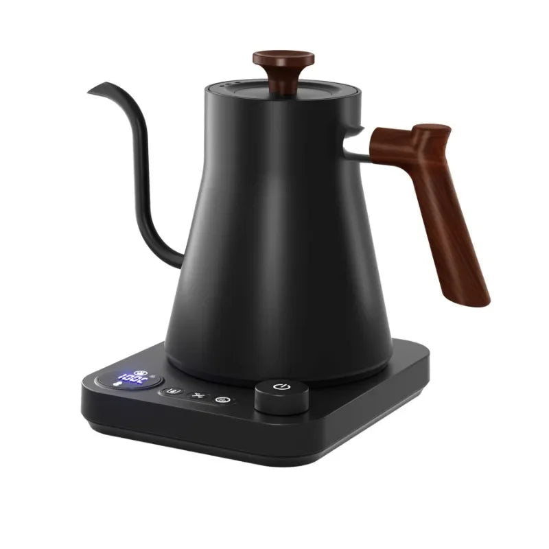 Electric Gooseneck Kettle 900ML – Smart Temperature Control
