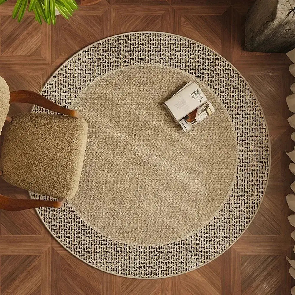 Non-Slip Round Rug - Vintage Floor Mat for Home