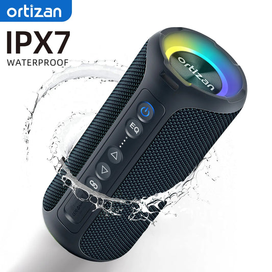 Ortizan 40W Bluetooth Speaker - Powerful Bass and Waterproof Sound