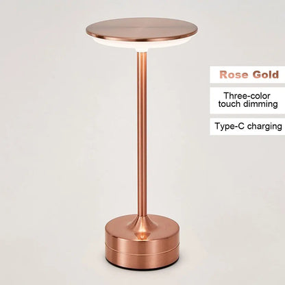 Touch LED Table Lamp - USB Rechargeable Portable Light