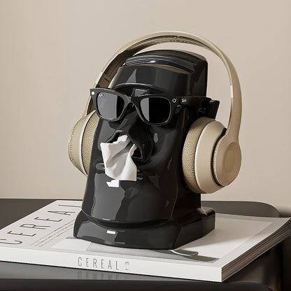 Compact Storage Station – Organise Glasses, Gadgets and Tissues