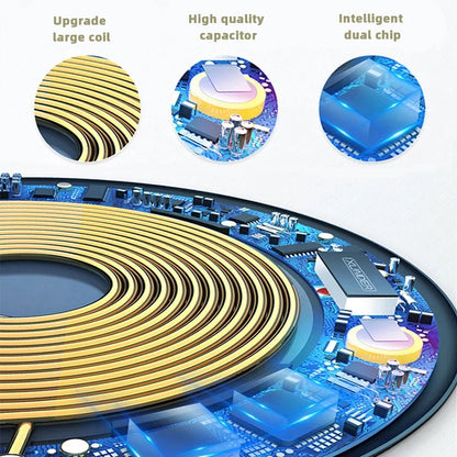 Fast Wireless Charging Car Mount - Automatic Clamping Phone Holder