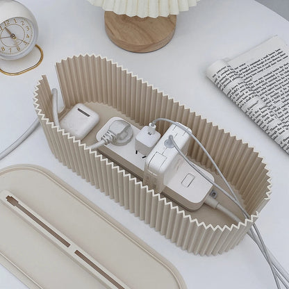 Cable Management Box - Neat Storage for Power Strips and Cables