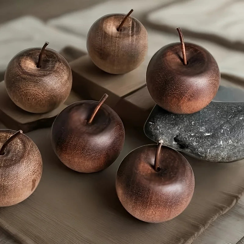 Wooden Apple Aroma Diffuser – Natural Essential Oil Ornament