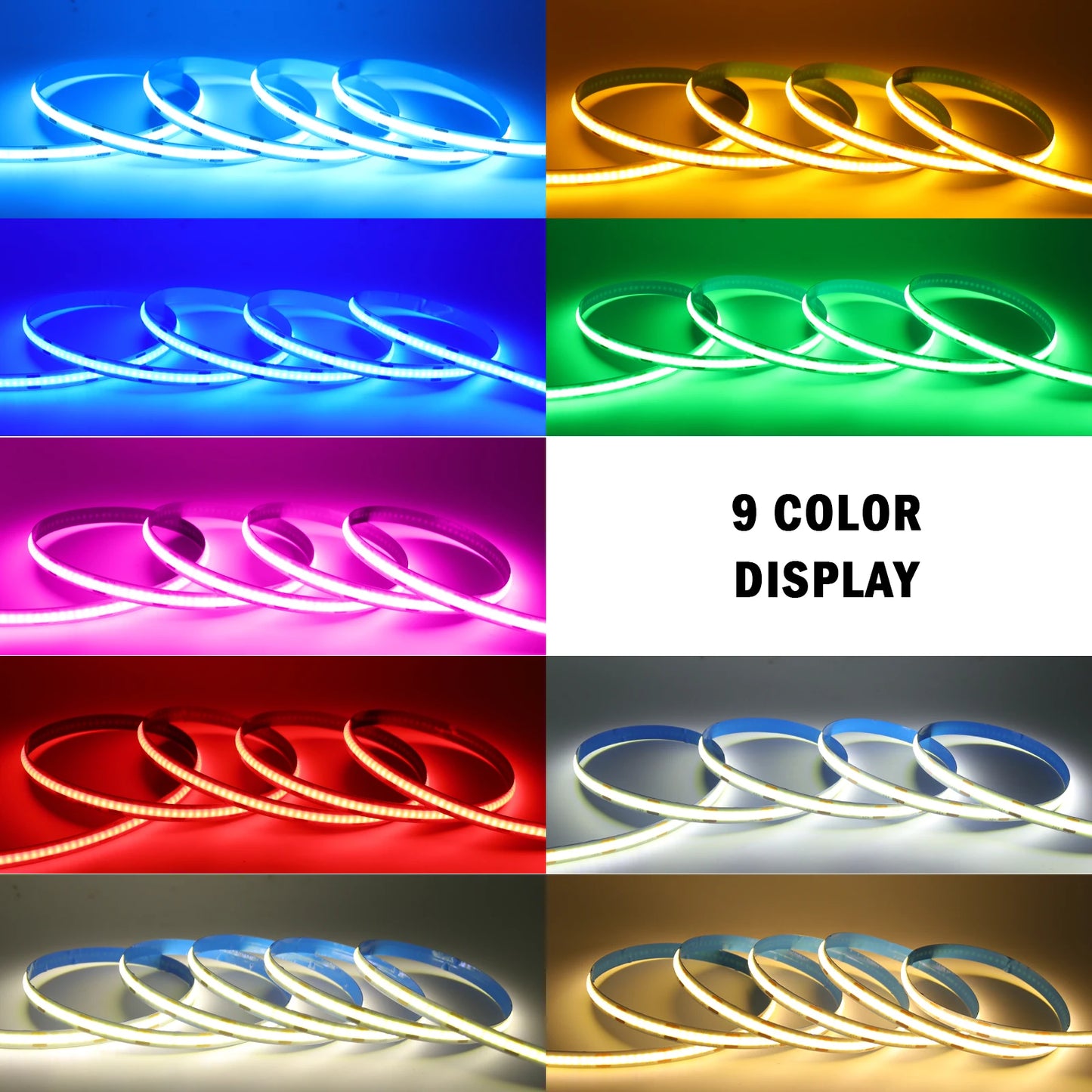 Motion Sensor COB LED Strip – High-Density USB Night Lighting