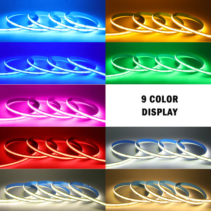 Motion Sensor COB LED Strip – High-Density USB Night Lighting