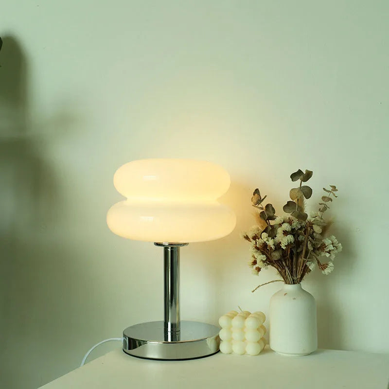 Tricolour Macaron Table Lamp – Ambient Light for Bedroom & Living Room