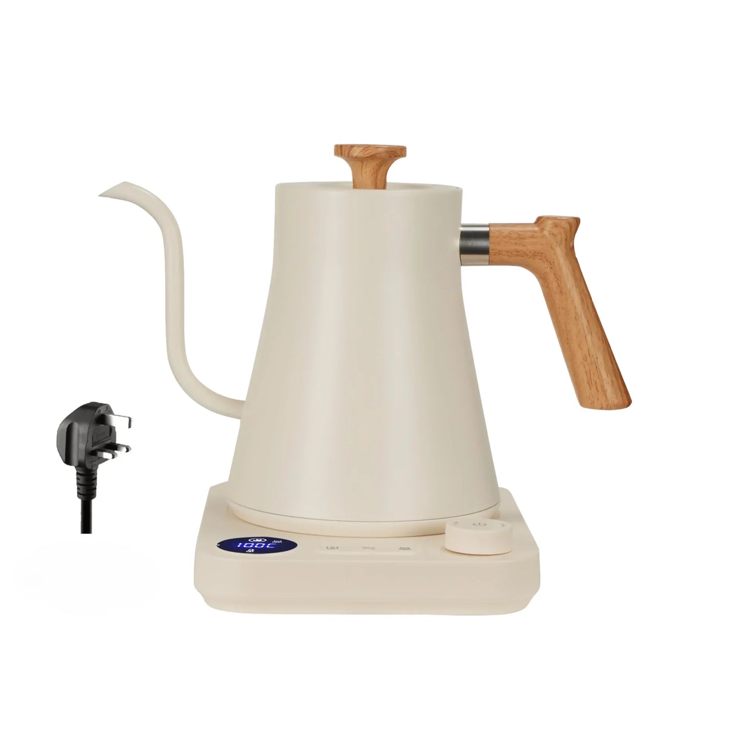 Electric Gooseneck Kettle 900ML – Smart Temperature Control