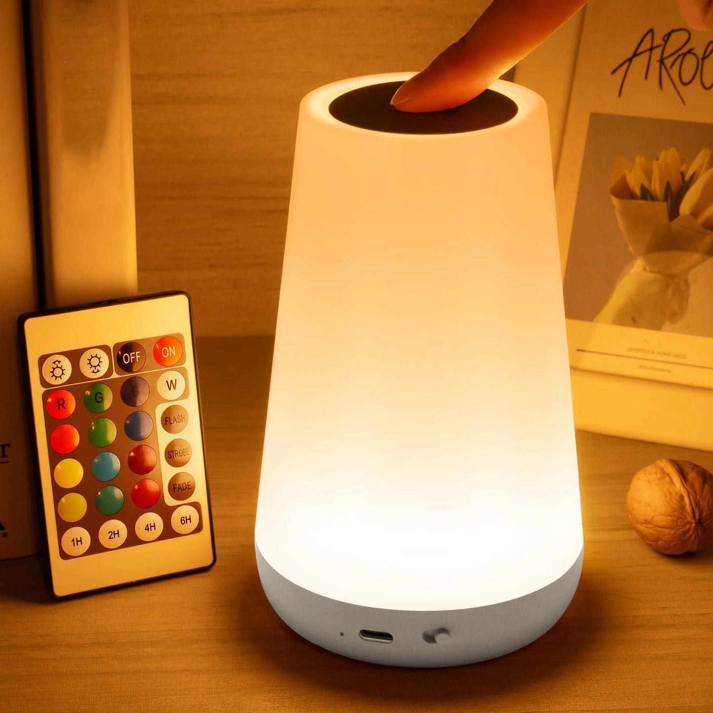 USB RGB Ambient Lamp - Colour-Changing Night Light for Bedroom e Office