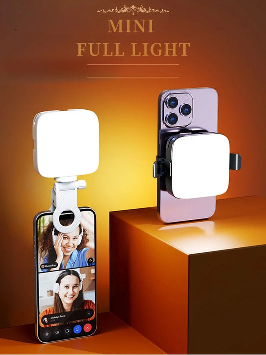Portable Bi-Colour LED Fill Light - Clip-On Camera and Phone Light