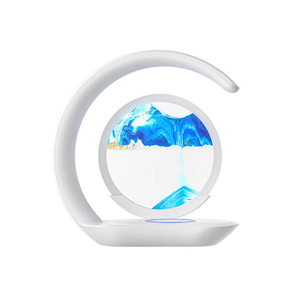 3D Hourglass Table Lamp – Wireless USB Desk Light