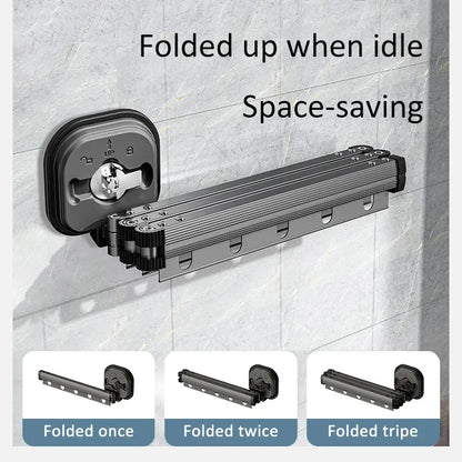 Retractable Wall Drying Rack – Space-Saving Clothes Hanger