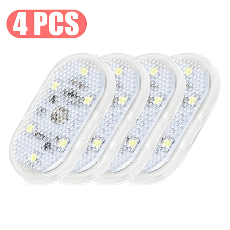 USB Rechargeable Mini Car Touch Lamp – Magnetic LED Light for Floor, Trunk & Interior Spaces